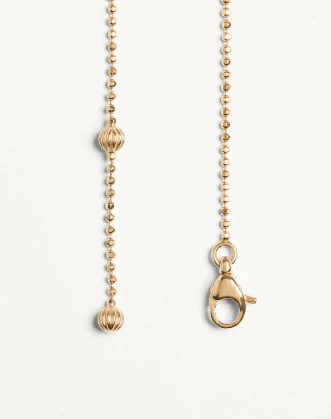 Halskette „Ovalette” aus Metall und Swarovski®-Kristallen