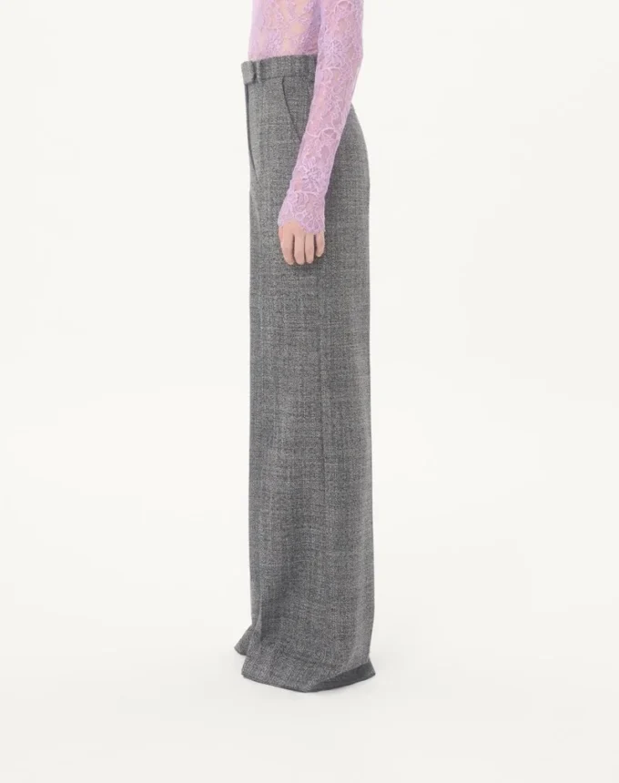 Hose aus Mouliné-Wolle Hose aus Mouliné-Wolle