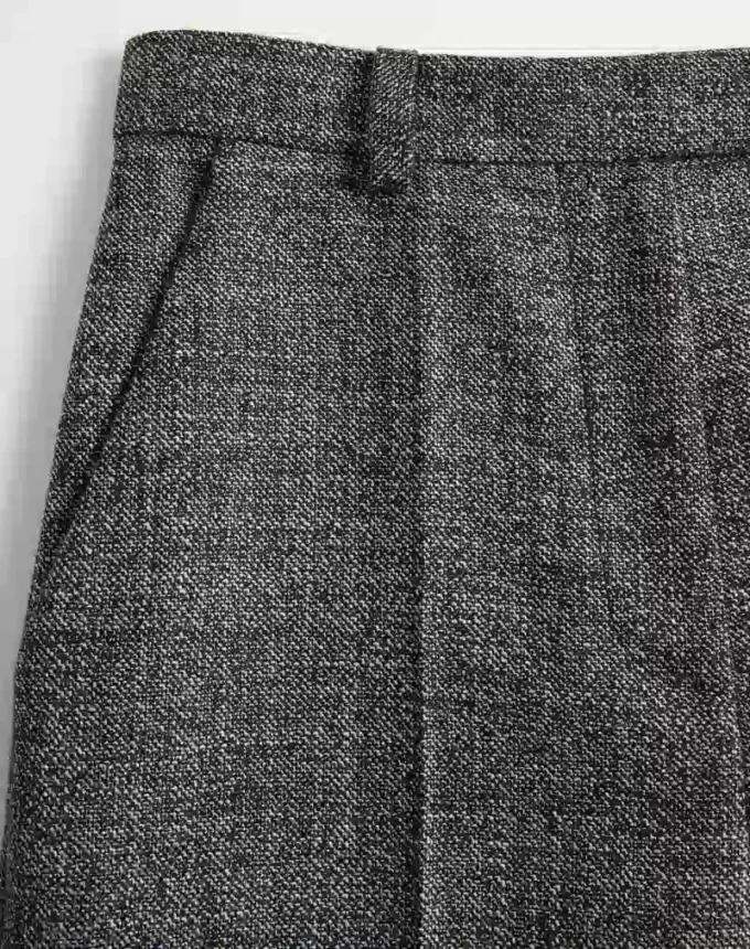 Hose aus Mouliné-Wolle Hose aus Mouliné-Wolle