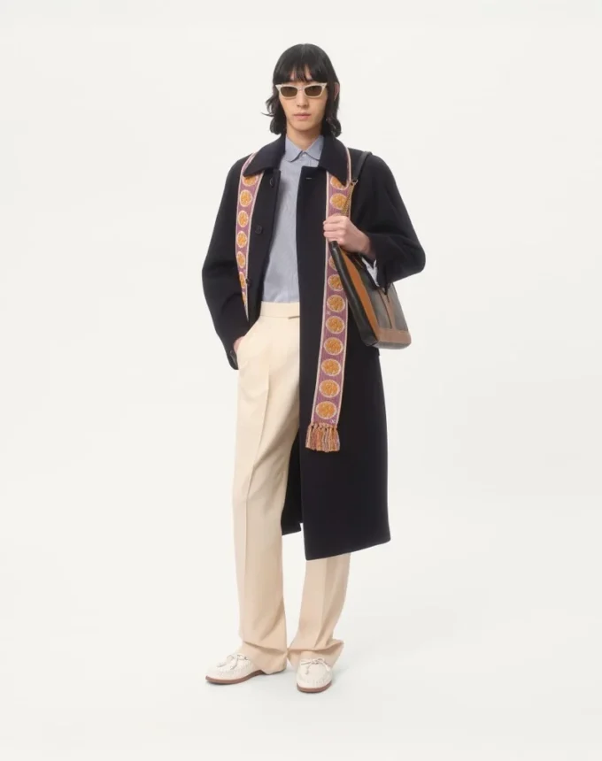 Hose aus Wollgabardine Hose aus Wollgabardine