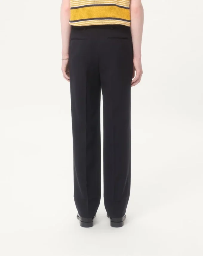 Hose aus Wollgabardine Hose aus Wollgabardine