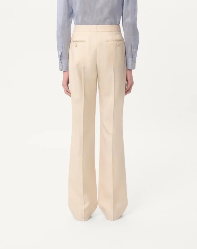 Hose aus Wollgabardine Hose aus Wollgabardine