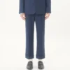 Hose aus Wollgabardine mit Umschlag Hose aus Wollgabardine mit Umschlag