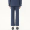 Hose aus Wollgabardine mit Umschlag Hose aus Wollgabardine mit Umschlag