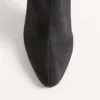 Hotty Shantung-Stoffstiefel mit Federn 100 mm Hotty Shantung-Stoffstiefel mit Federn 100 mm