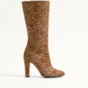 Hotty Stiefel aus Kalbsleder mit Pony-Effekt 100 mm Hotty Stiefel aus Kalbsleder mit Pony-Effekt 100 mm