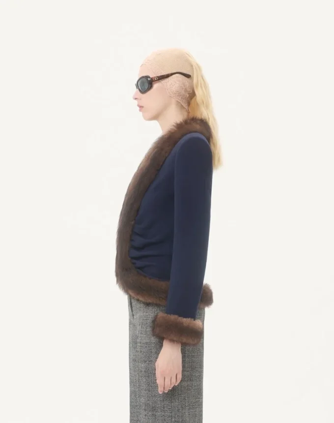 Jacke aus Wollkrepp Jacke aus Wollkrepp