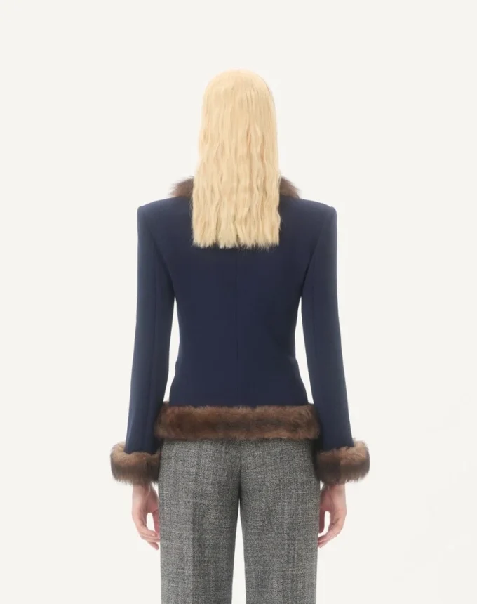 Jacke aus Wollkrepp Jacke aus Wollkrepp