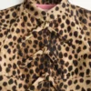Jaguar Spots Printed Wool Cloth Coat Jaguar Spots Printed Wool Cloth Coat