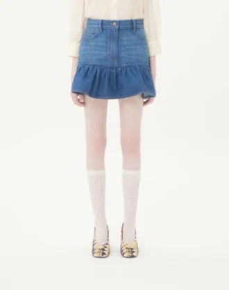 Jeans-Minirock