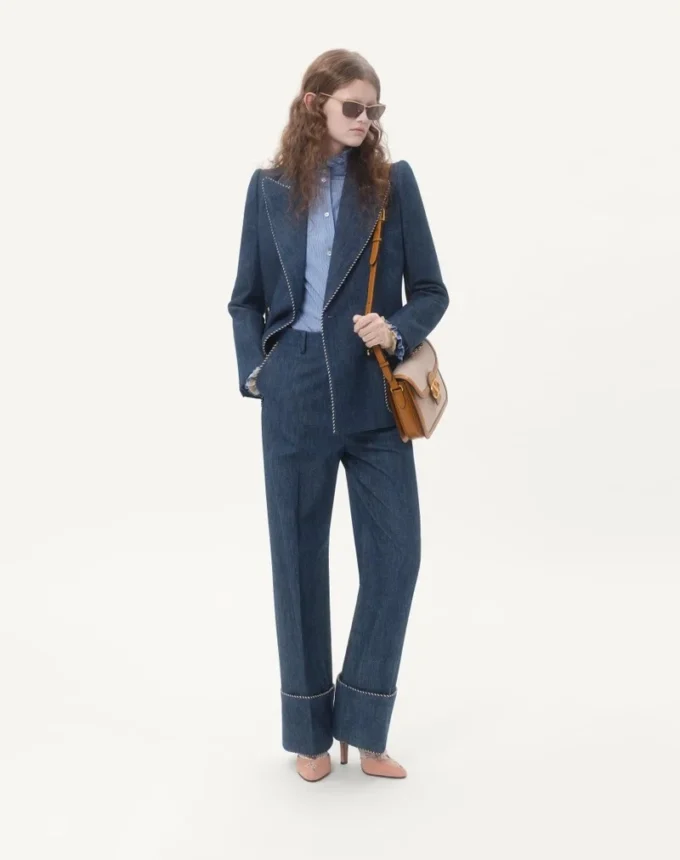 Jeanshose aus Chambray Jeanshose aus Chambray