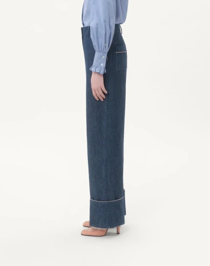 Jeanshose aus Chambray Jeanshose aus Chambray