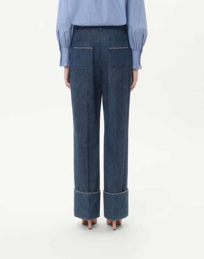 Jeanshose aus Chambray Jeanshose aus Chambray