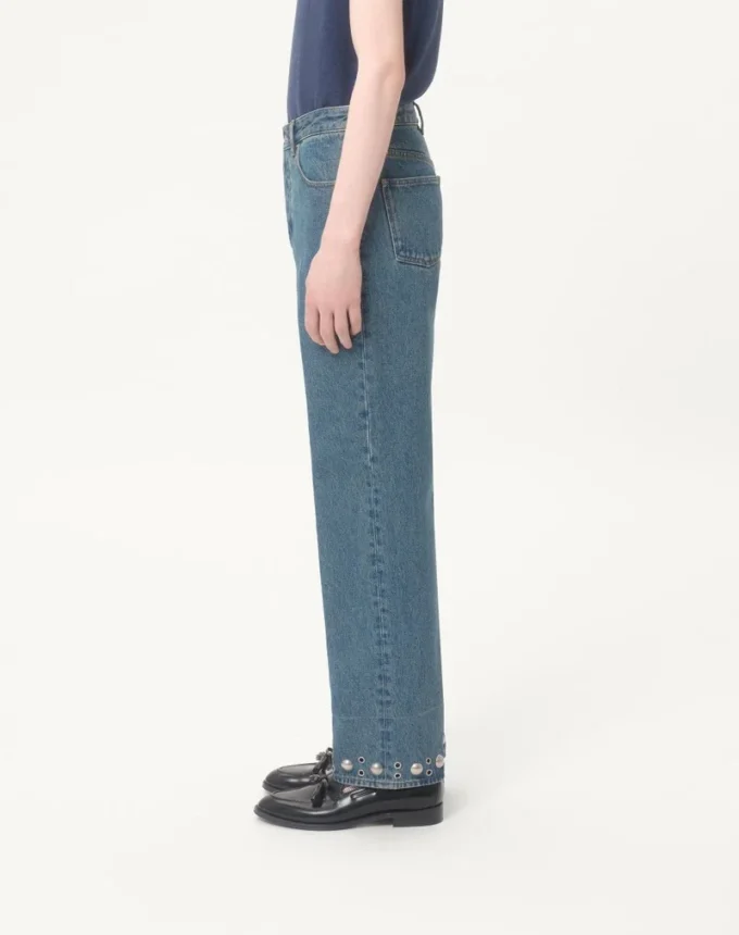 Jeanshose mit Cabochons Jeanshose mit Cabochons