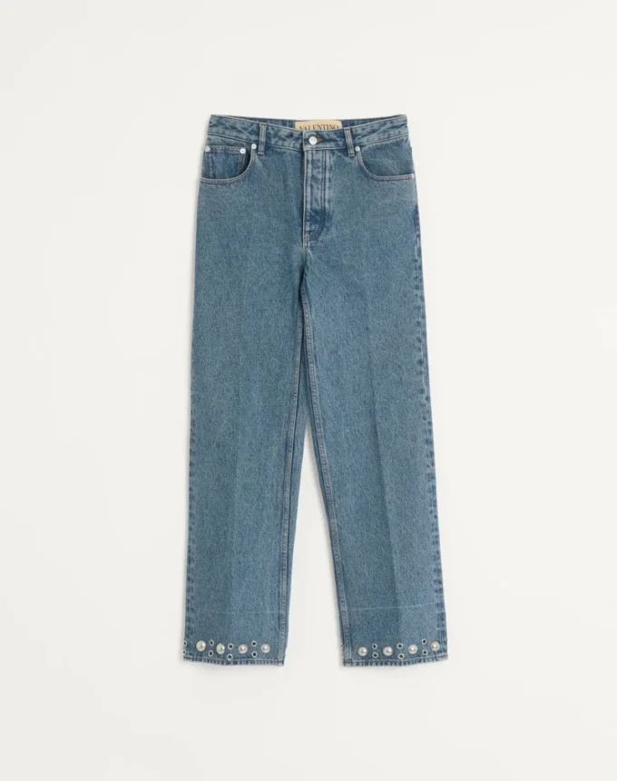 Jeanshose mit Cabochons Jeanshose mit Cabochons
