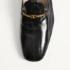 Jiggie Loafer aus Aalhaut und Nappaleder