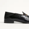 Jiggie Loafer aus Aalhaut und Nappaleder