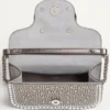 Kleine Valentino Garavani Locò Schultertasche mit Strasssteinen Kleine Valentino Garavani Locò Schultertasche mit Strasssteinen