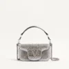 Kleine Valentino Garavani Locò Schultertasche mit Strasssteinen Kleine Valentino Garavani Locò Schultertasche mit Strasssteinen
