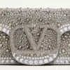Kleine Valentino Garavani Locò Schultertasche mit Strasssteinen Kleine Valentino Garavani Locò Schultertasche mit Strasssteinen