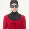 Kurze Jacke aus einfarbigem Wolltweed Kurze Jacke aus einfarbigem Wolltweed