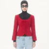 Kurze Jacke aus einfarbigem Wolltweed Kurze Jacke aus einfarbigem Wolltweed