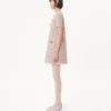 Kurzes Kleid aus besticktem Ribbon-Tweed Kurzes Kleid aus besticktem Ribbon-Tweed