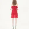 Kurzes Kleid aus Chiffon Kurzes Kleid aus Chiffon