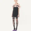 Kurzes Kleid aus Crêpe Couture Kurzes Kleid aus Crêpe Couture