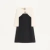 Kurzes Kleid aus Crêpe Couture Kurzes Kleid aus Crêpe Couture