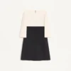 Kurzes Kleid aus Crêpe Couture Kurzes Kleid aus Crêpe Couture