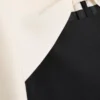 Kurzes Kleid aus Crêpe Couture Kurzes Kleid aus Crêpe Couture