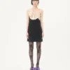Kurzes Kleid aus Crêpe Couture Kurzes Kleid aus Crêpe Couture