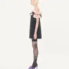 Kurzes Kleid aus Crêpe Couture Kurzes Kleid aus Crêpe Couture