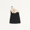 Kurzes Kleid aus Crêpe Couture Kurzes Kleid aus Crêpe Couture