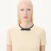 Kurzes Kleid aus einfarbigem Wolltweed Kurzes Kleid aus einfarbigem Wolltweed