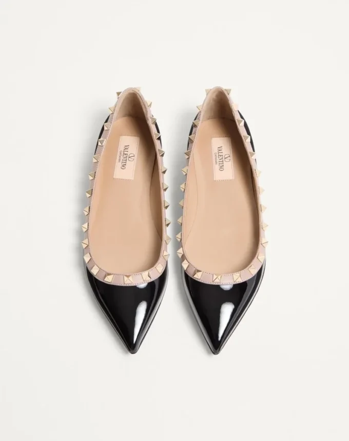 Lack-Ballerinas Rockstud