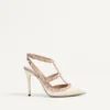 Lackleder-Pumps mit Rockstud-Käfig 100 mm Lackleder-Pumps mit Rockstud-Käfig 100 mm