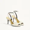Ladycrush-Sandale aus Ziegenleder, 85 mm Ladycrush-Sandale aus Ziegenleder, 85 mm