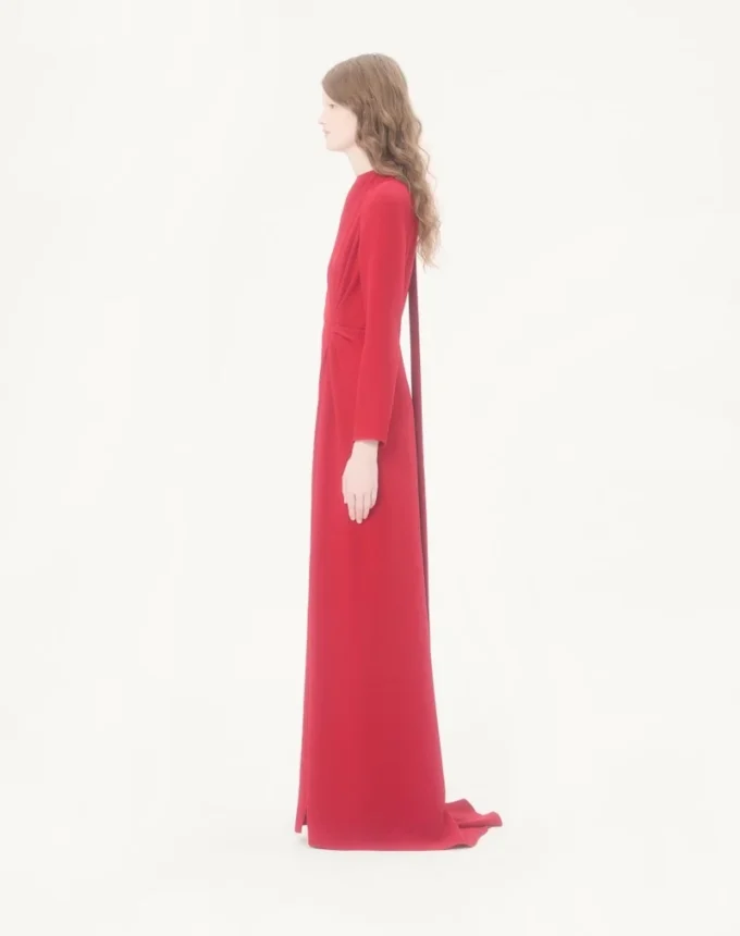 Langes Cady Couture-Kleid Langes Cady Couture-Kleid