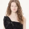 LANGES KLEID AUS BESTICKTEM LEICHTEM GEORGETTE LANGES KLEID AUS BESTICKTEM LEICHTEM GEORGETTE