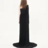 LANGES KLEID AUS BESTICKTEM LEICHTEM GEORGETTE LANGES KLEID AUS BESTICKTEM LEICHTEM GEORGETTE
