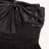 LANGES KLEID AUS BESTICKTEM LEICHTEM GEORGETTE LANGES KLEID AUS BESTICKTEM LEICHTEM GEORGETTE