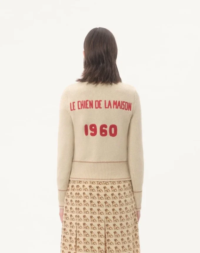 Le Chien De La Maison Bestickter Pullover Le Chien De La Maison Bestickter Pullover