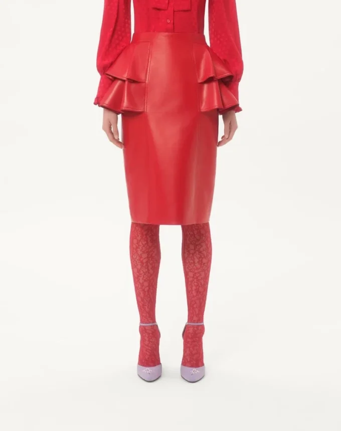 Leder-Midirock Leder-Midirock