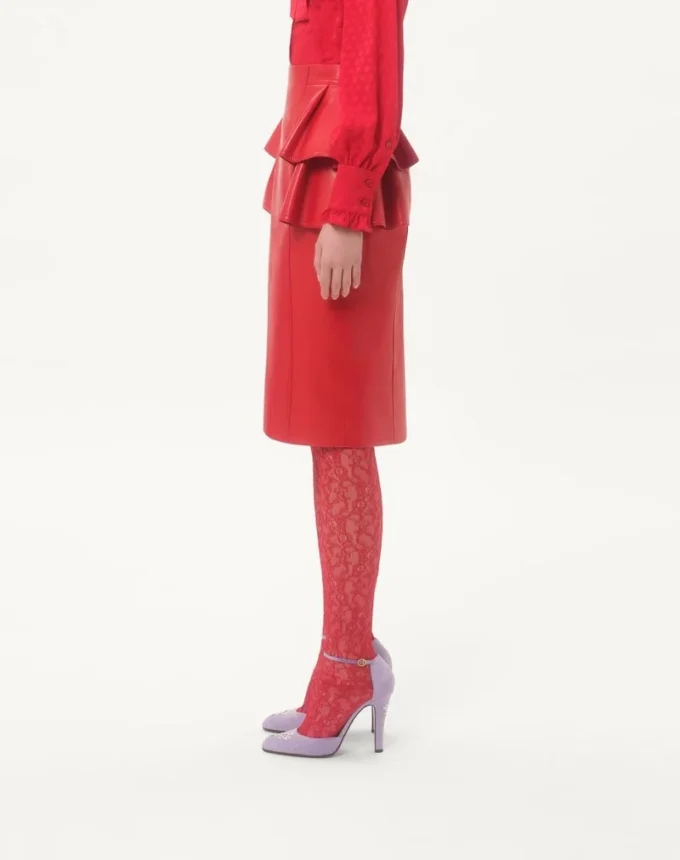 Leder-Midirock Leder-Midirock