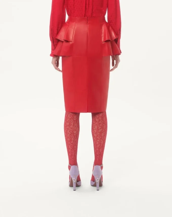 Leder-Midirock Leder-Midirock