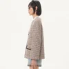 Leichte Tweedjacke mit Hahnentrittmuster Leichte Tweedjacke mit Hahnentrittmuster