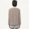 Leichte Tweedjacke mit Hahnentrittmuster Leichte Tweedjacke mit Hahnentrittmuster