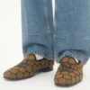 Les Alcôvettes Loafer aus Jacquard-Stoff